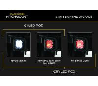 1 HitchMount LED Pod Reverse Kit