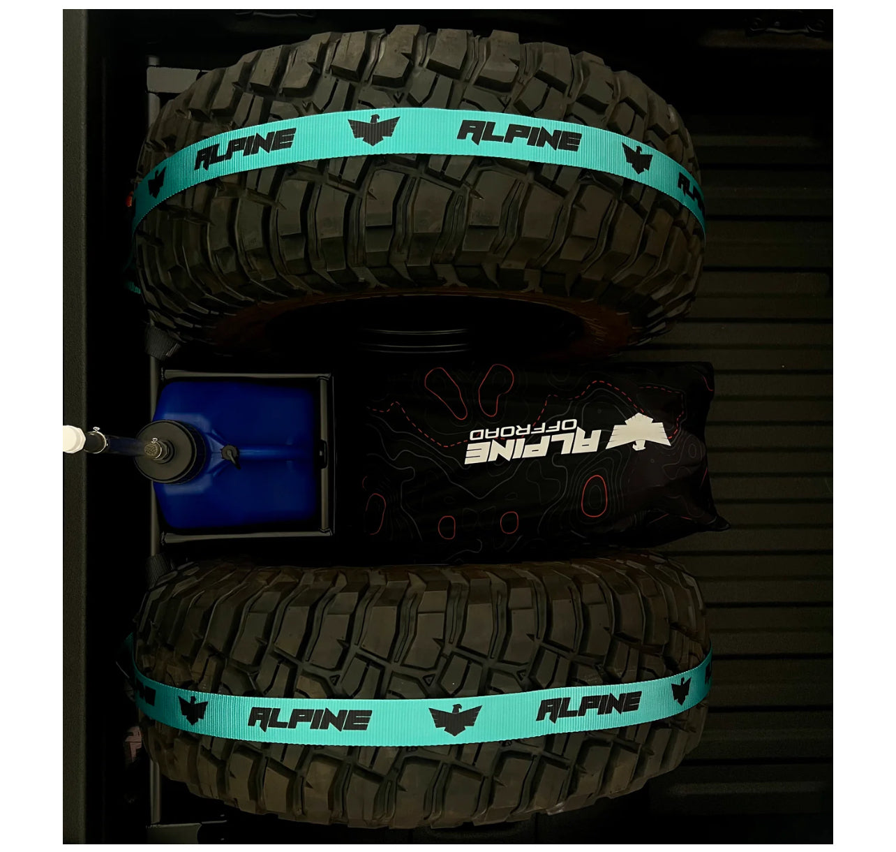 B - Tire Tie Down (single strap)