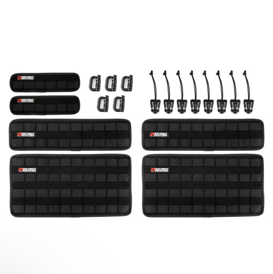 VELCRO TECH PANEL- BLACK|6PC+KIT