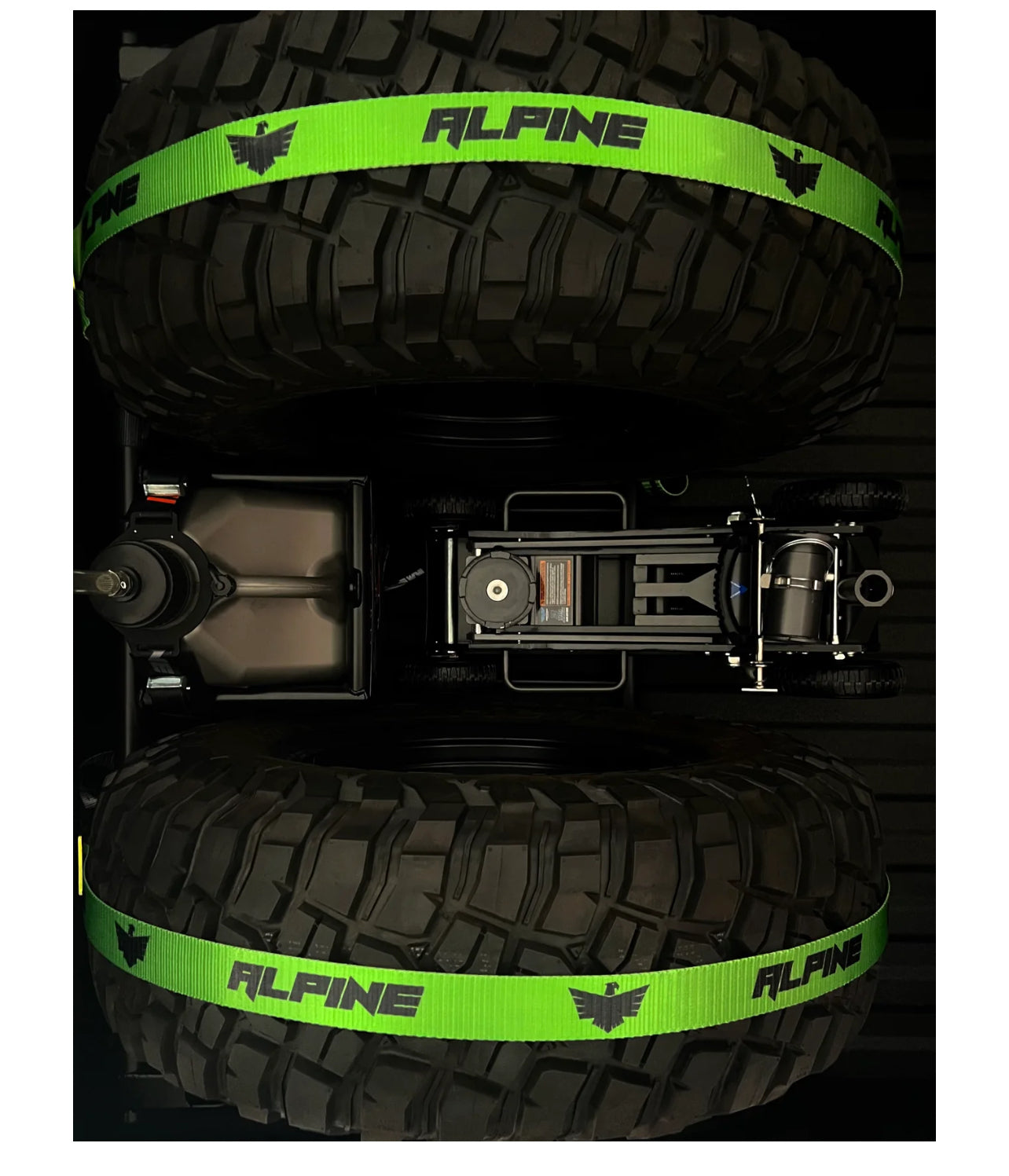 B - Tire Tie Down (single strap)