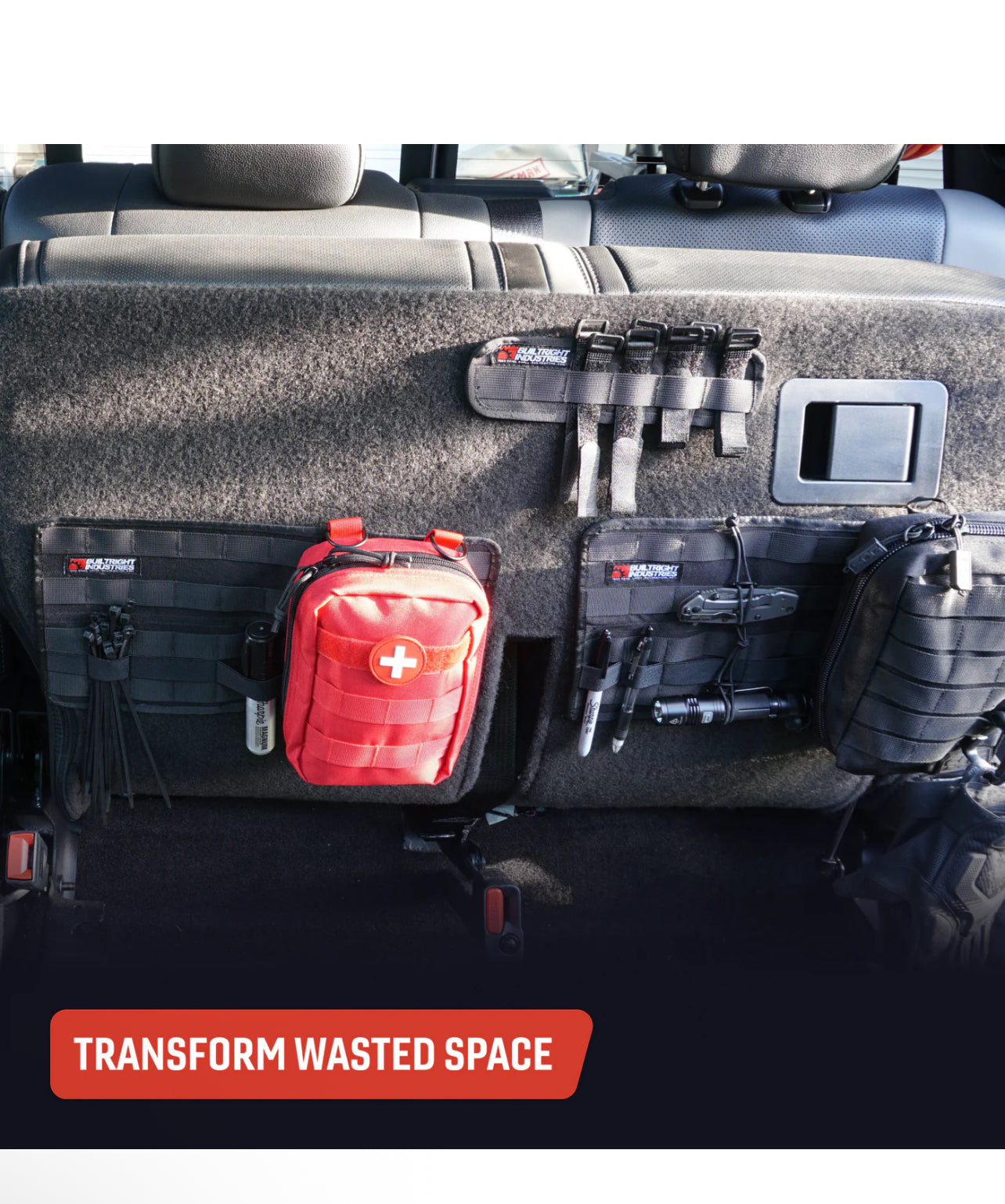 VELCRO TECH PANEL- BLACK|6PC+KIT