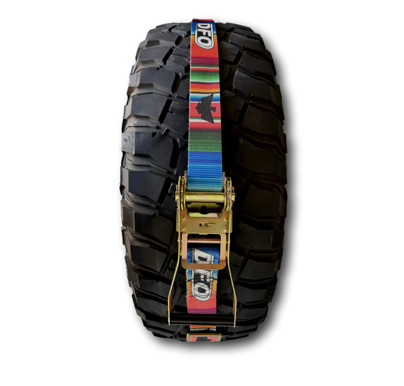 Baja Mexican Blanket Tire Strap